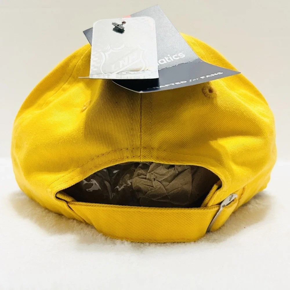 Fanatics Nashville Predators Wordmark Hat Cap Adjustable Strap Yellow‎ NHL